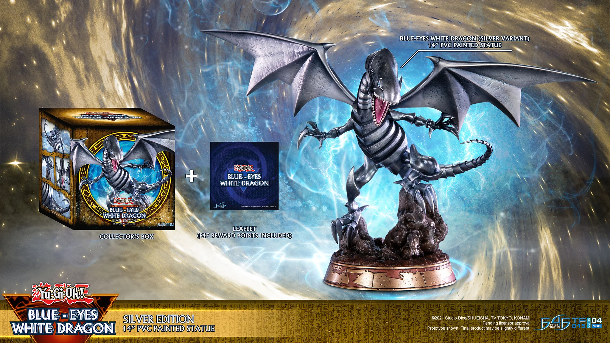 Yu-Gi-Oh! - Blue Eyes White Dragon PVC Statue: Silver Edition - Image 19
