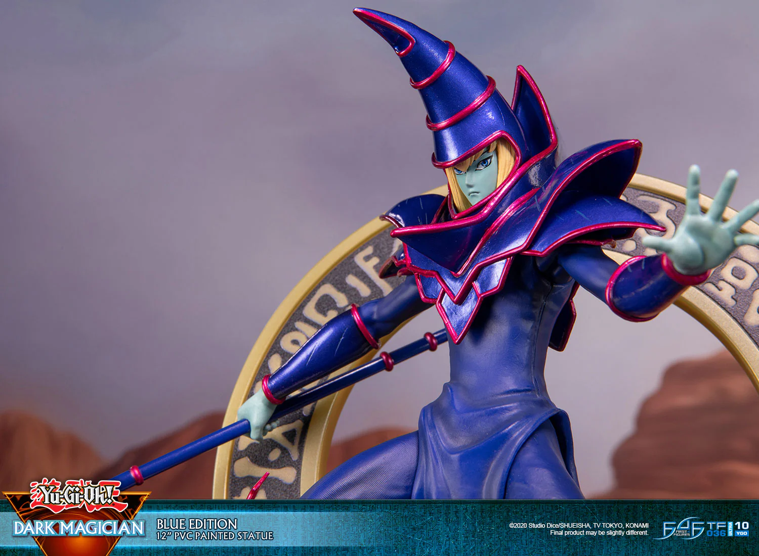 Yu-Gi-Oh! - Dark Magician PVC Statue (Standard Blue Edition) - Image 10