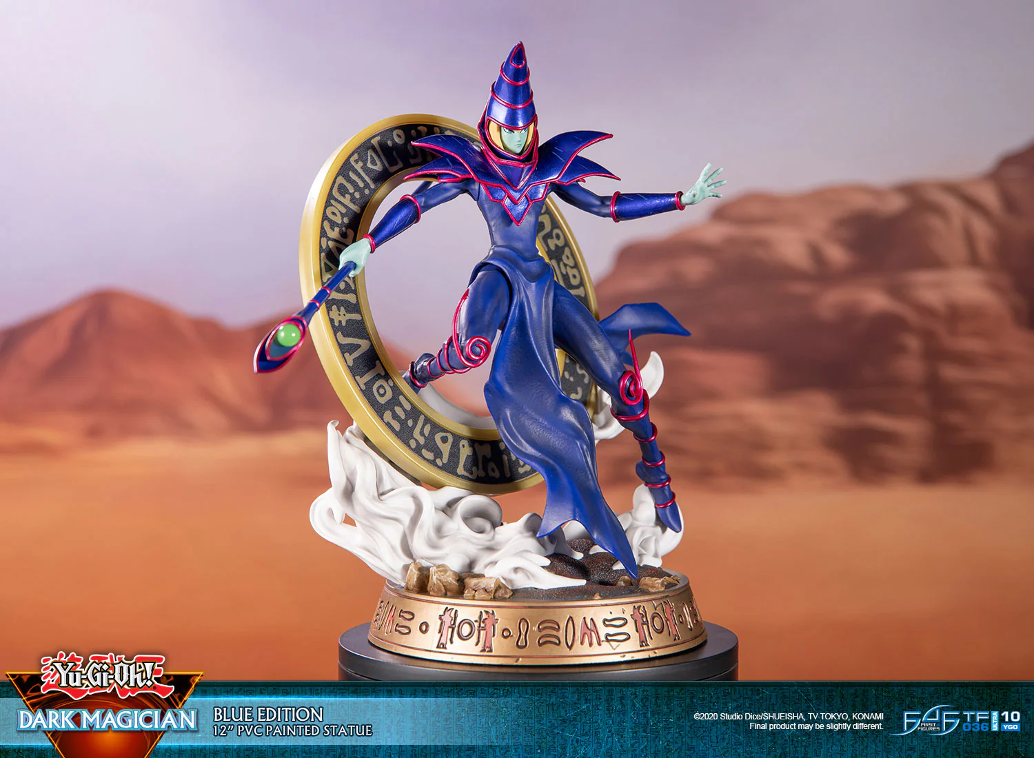 Yu-Gi-Oh! - Dark Magician PVC Statue (Standard Blue Edition) - Image 2