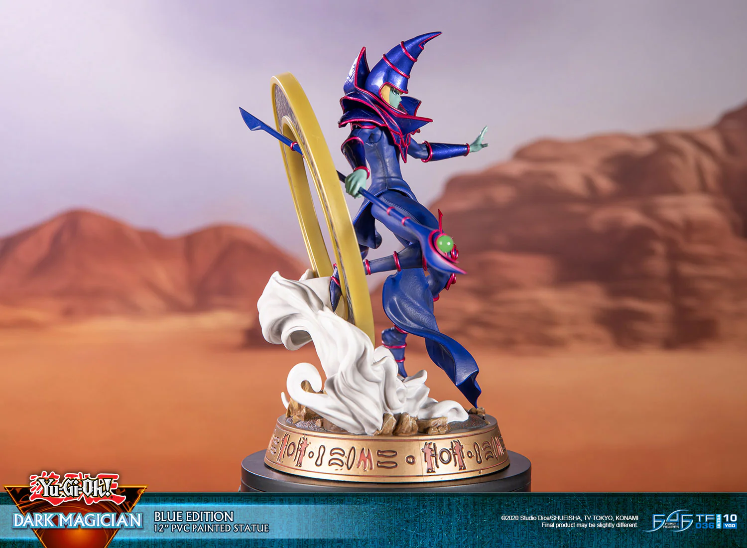 Yu-Gi-Oh! - Dark Magician PVC Statue (Standard Blue Edition) - Image 3