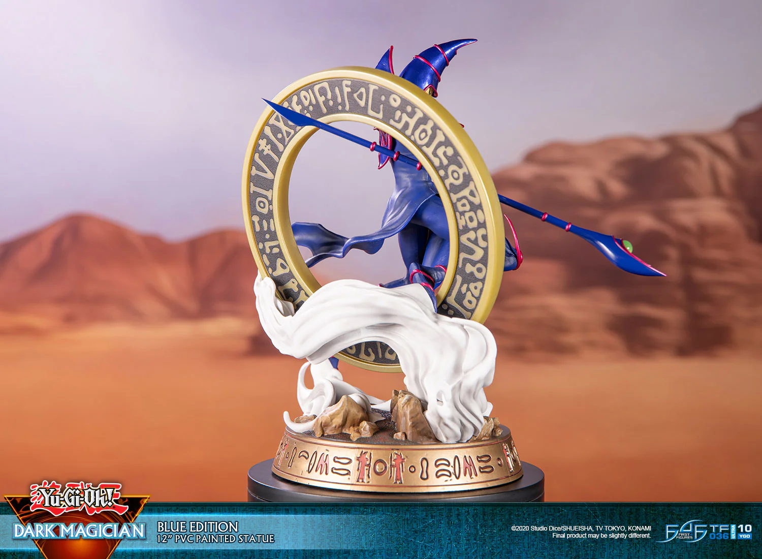 Yu-Gi-Oh! - Dark Magician PVC Statue (Standard Blue Edition) - Image 4