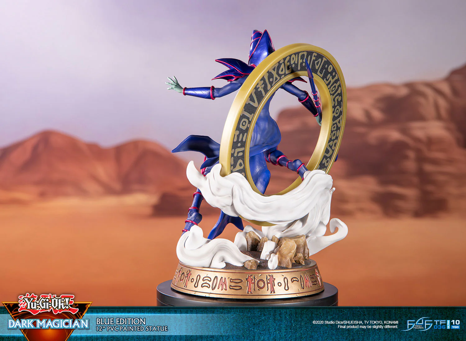 Yu-Gi-Oh! - Dark Magician PVC Statue (Standard Blue Edition) - Image 6