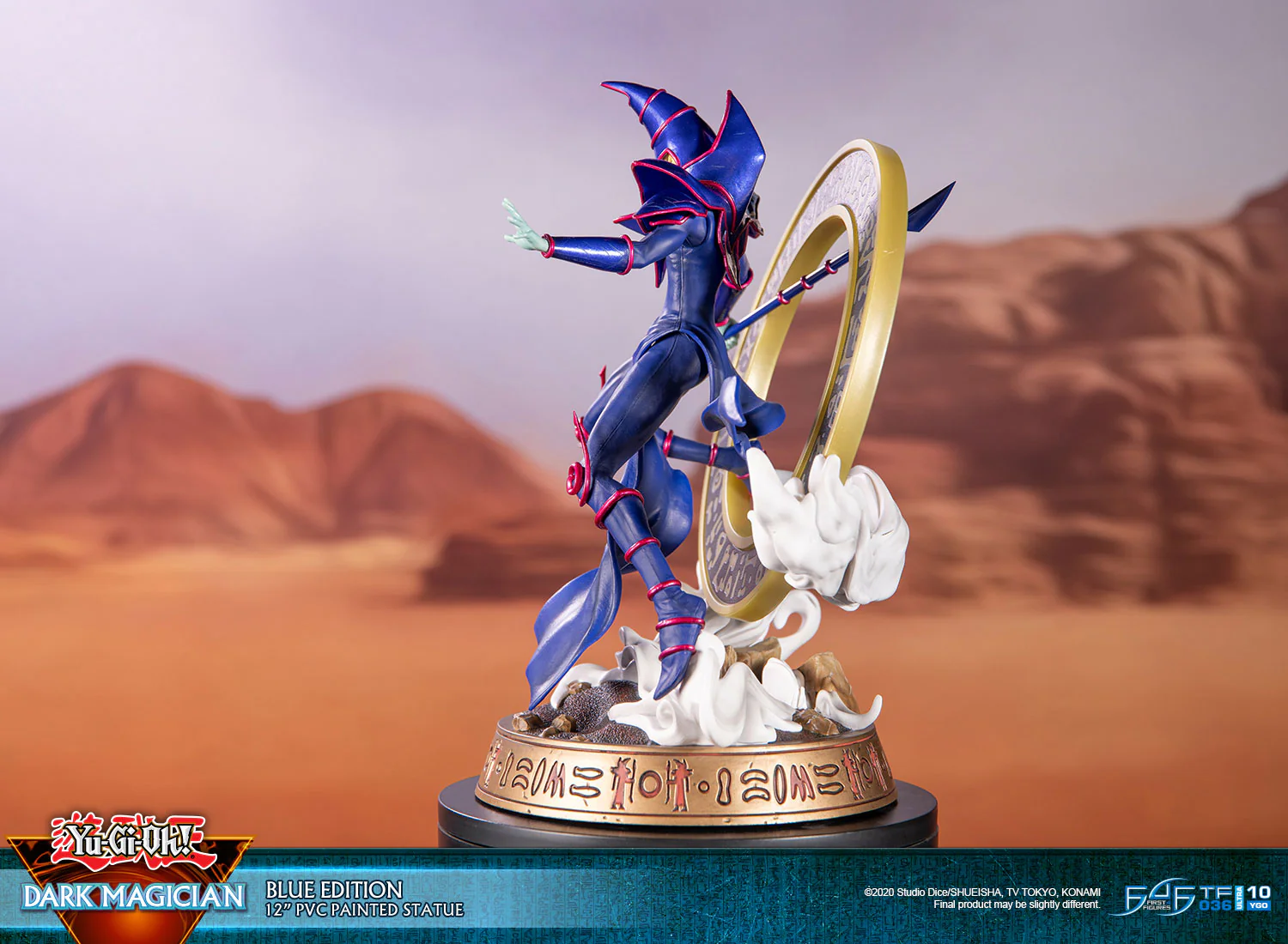 Yu-Gi-Oh! - Dark Magician PVC Statue (Standard Blue Edition) - Image 7