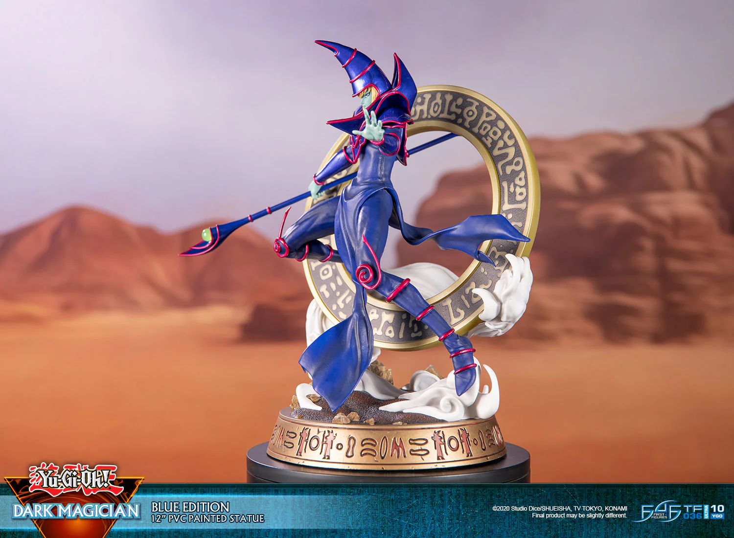 Yu-Gi-Oh! - Dark Magician PVC Statue (Standard Blue Edition) - Image 8