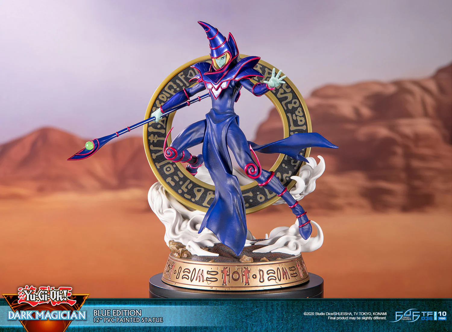 Yu-Gi-Oh! - Dark Magician PVC Statue (Standard Blue Edition) - Image 9